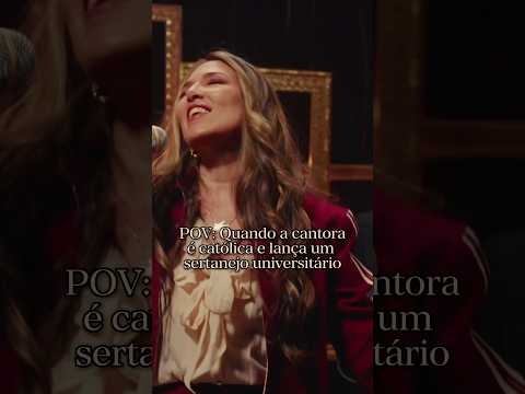 QUANDO A CANTORA CATÓLICA LANÇA UM SERTANEJO UNIVERSITÁRIO #alinebrasil #músicacatólica