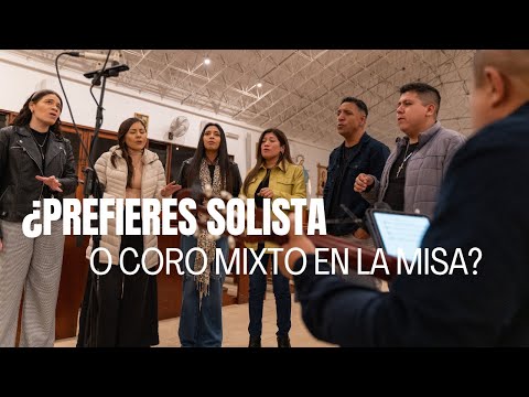 “¿Qué prefieres en la misa: solista o coro? ???? | Con Amor Te Presento”