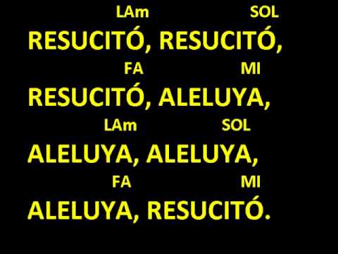 CANTOS PARA MISA - RESUCITÓ - LETRA Y ACORDES - SALIDA O DESPEDIDA