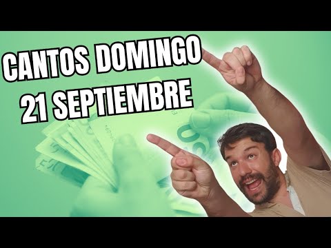 ????️ ¿Qué cantar el domingo 21 de septiembre? ''No podéis servir a Dios y al dinero''